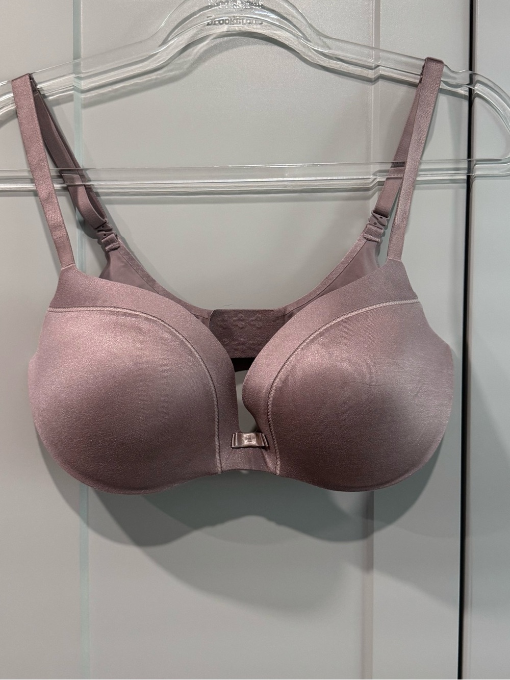 Victoria's Secret Satin-Look T-Shirt Bra - Mauve Pink